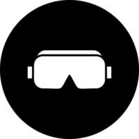 Safety Glasses Vector Icon Style