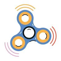 Trendy Fidget Spinner vector