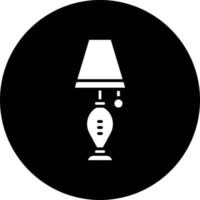 Table Lamp Vector Icon Style