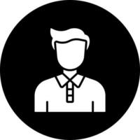 Author Male Vector Icon Style