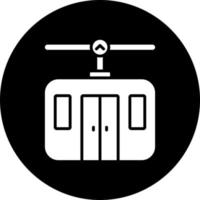 Cable Car Vector Icon Style