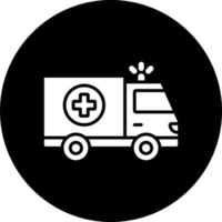 Ambulance Vector Icon Style