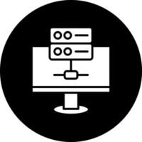 Online Server Vector Icon Style