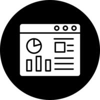 Website Dashboard Vector Icon Style