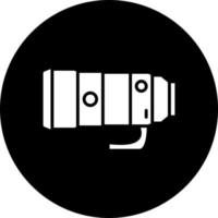 Camera Lens Vector Icon Style