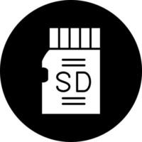 SD Card Vector Icon Style