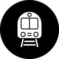 tren vector icono estilo