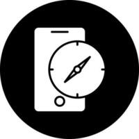 Compass App Vector Icon Style