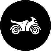 Motorbike Vector Icon Style