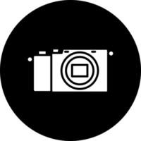 Mirrorless Camera Vector Icon Style