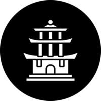 Pagoda Vector Icon Style