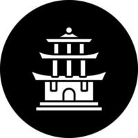 Pagoda Vector Icon Style