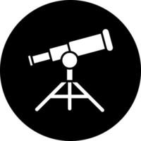 telescopio vector icono estilo