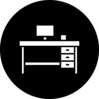 Work Table Vector Icon Style