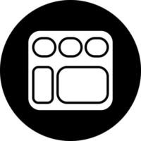 Food Tray Vector Icon Style