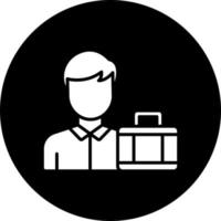 Passenger Vector Icon Style