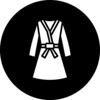 Bathrobe Vector Icon Style