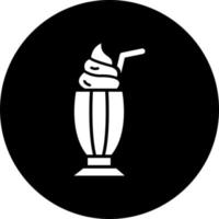 Milkshake Vector Icon Style