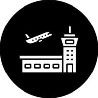 aeropuerto vector icono estilo