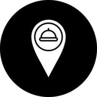 Restaurant Location Vector Icon Style