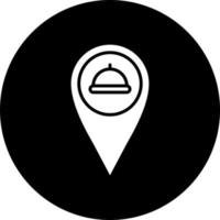 Restaurant Location Vector Icon Style