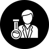 Chemist Vector Icon Style