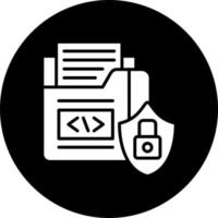 Data Security Vector Icon Style