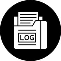 Logs Vector Icon Style
