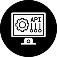 api vector icono estilo