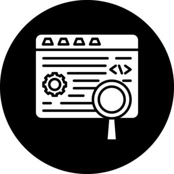 Code Testing Vector Icon Style