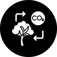 Carbon Footprint Vector Icon Style