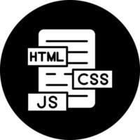 html js css vector icono estilo