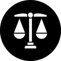 Justice Vector Icon Style