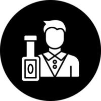 Bartender Vector Icon Style