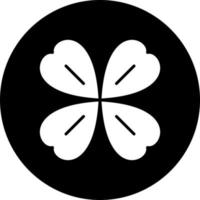 Four Leaf Clover Vector Icon Style