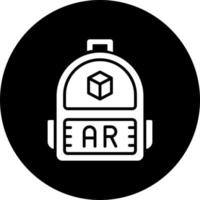 Ar Backpack Vector Icon Style