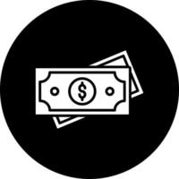 dinero vector icono estilo