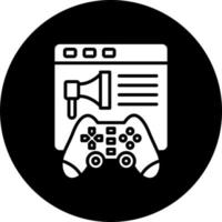 Game Ads Vector Icon Style