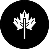 Maple Leaf Vector Icon Style