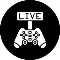 Game Streaming Vector Icon Style