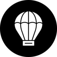 paracaídas vector icono estilo