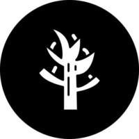 Dry Tree Vector Icon Style