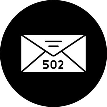 Postal Code Vector Icon Style