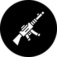 Light Machine Gun Vector Icon Style