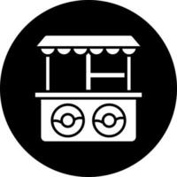 Donut Shop Vector Icon Style