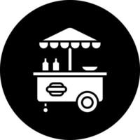 Hot Dog Stall Vector Icon Style