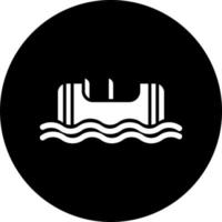 Log Flume Vector Icon Style