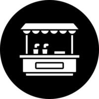 Drinks Stall Vector Icon Style