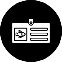 Fishing License Vector Icon Style