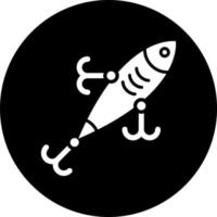 pescar señuelo vector icono estilo